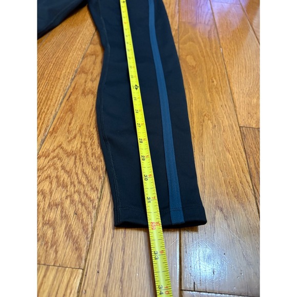 New Nike One Dri-FIT Training Leggings XS Women's Black Teal Athletic Pants - Picture 4 of 14